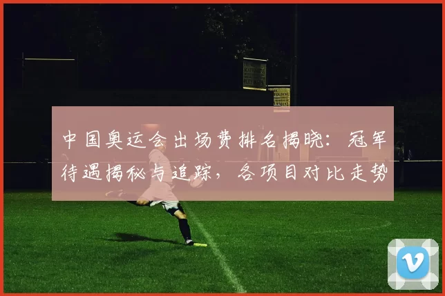 中国奥运会出场费排名揭晓：冠军待遇揭秘与追踪，各项目对比走势